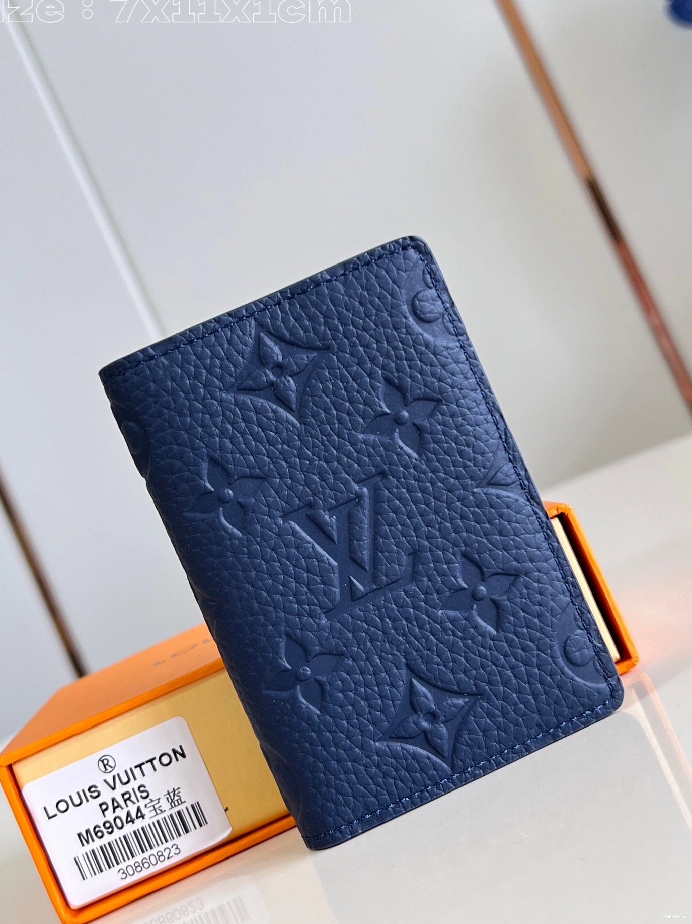 WIS Pocket Organizer-7.5*11.1*1 VUITTON cm LOUIS 0721